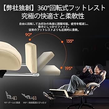 Amazon.co.jp: DOWINX ゲーミングチェア パソコンチェア 人間